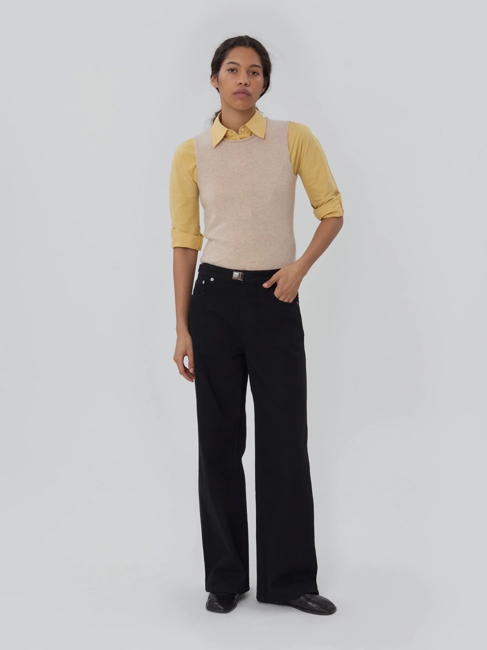 Still Here 28 Black Buckle Jeans Relaxed Fit